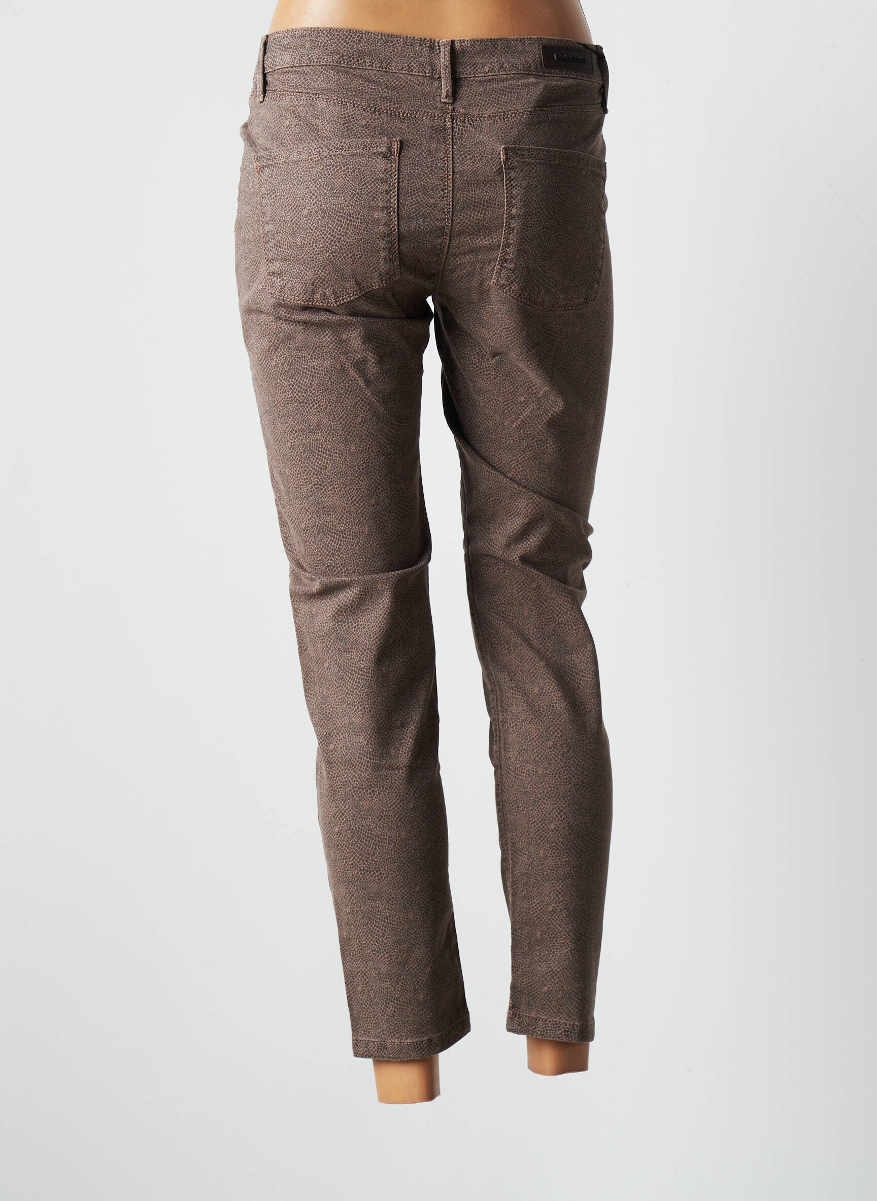 7/8 kelnės tamprumas normala dydis rudas DENIM STUDIO moteris