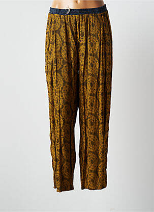 Platus kelnes krepos audinys normala dydis geltona #OOTD moteris