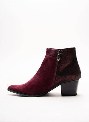 Batai/botai satino audinys kulnas nuo 4 iki 6 cm violetinis MADISON moteris