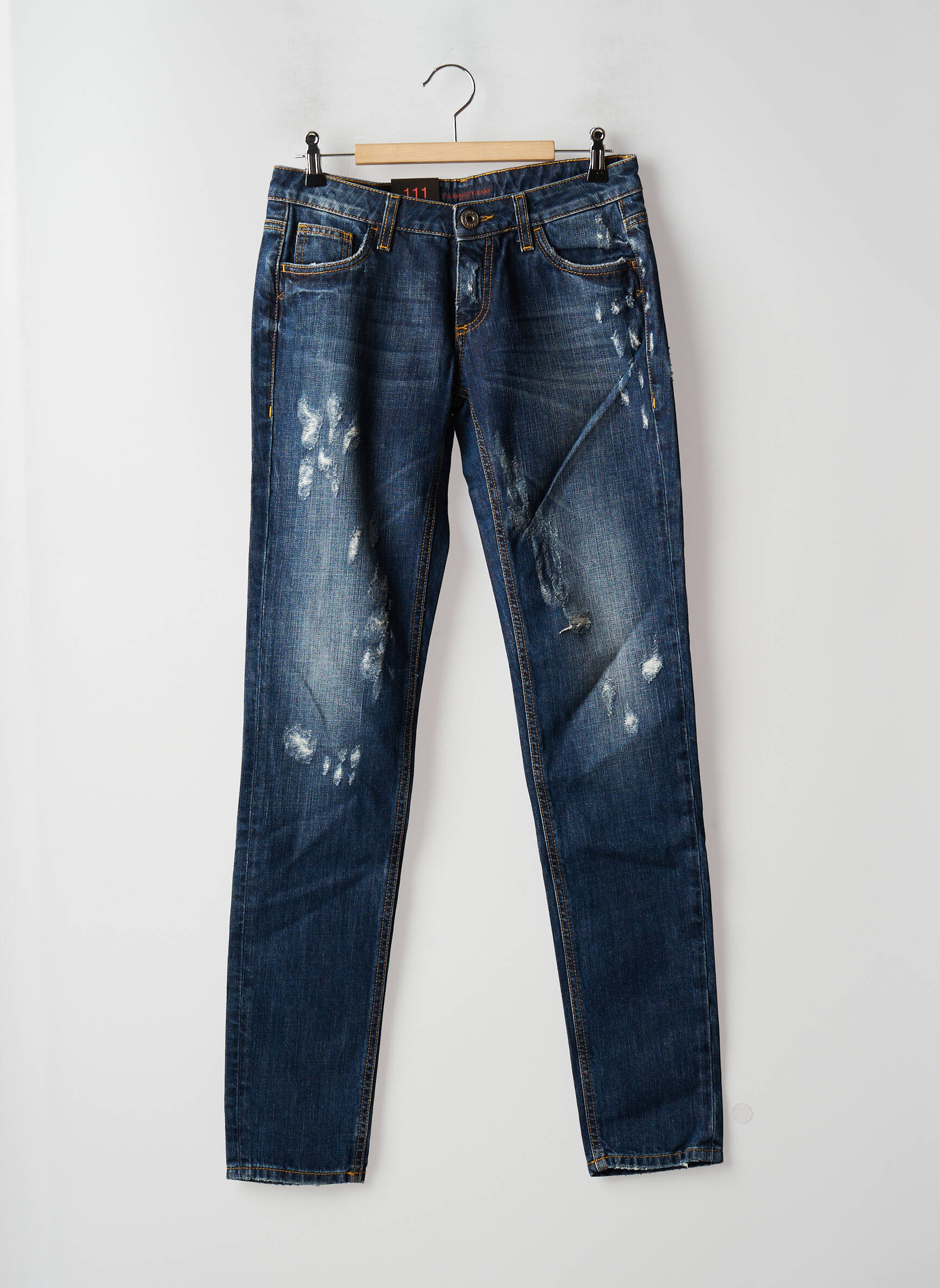Lieknos džinsai lieknas normala dydis mėlyna TRUSSARDI JEANS moteris