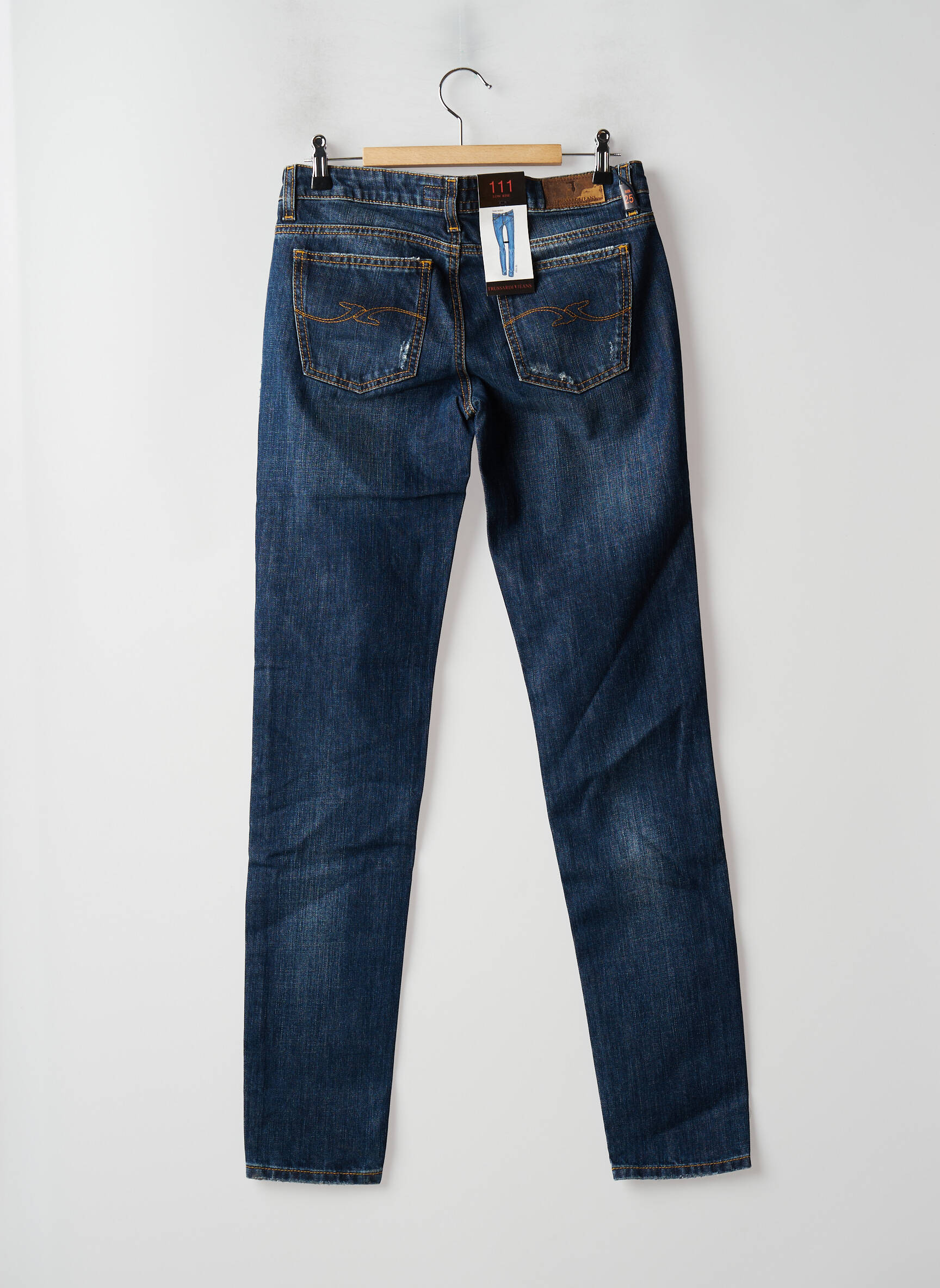 Lieknos džinsai lieknas normala dydis mėlyna TRUSSARDI JEANS moteris