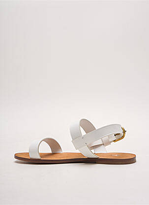 Sandalai/nu pėdos lygus medžiaga plokščias kulnas iki 3 cm baltas RALPH LAUREN moteris