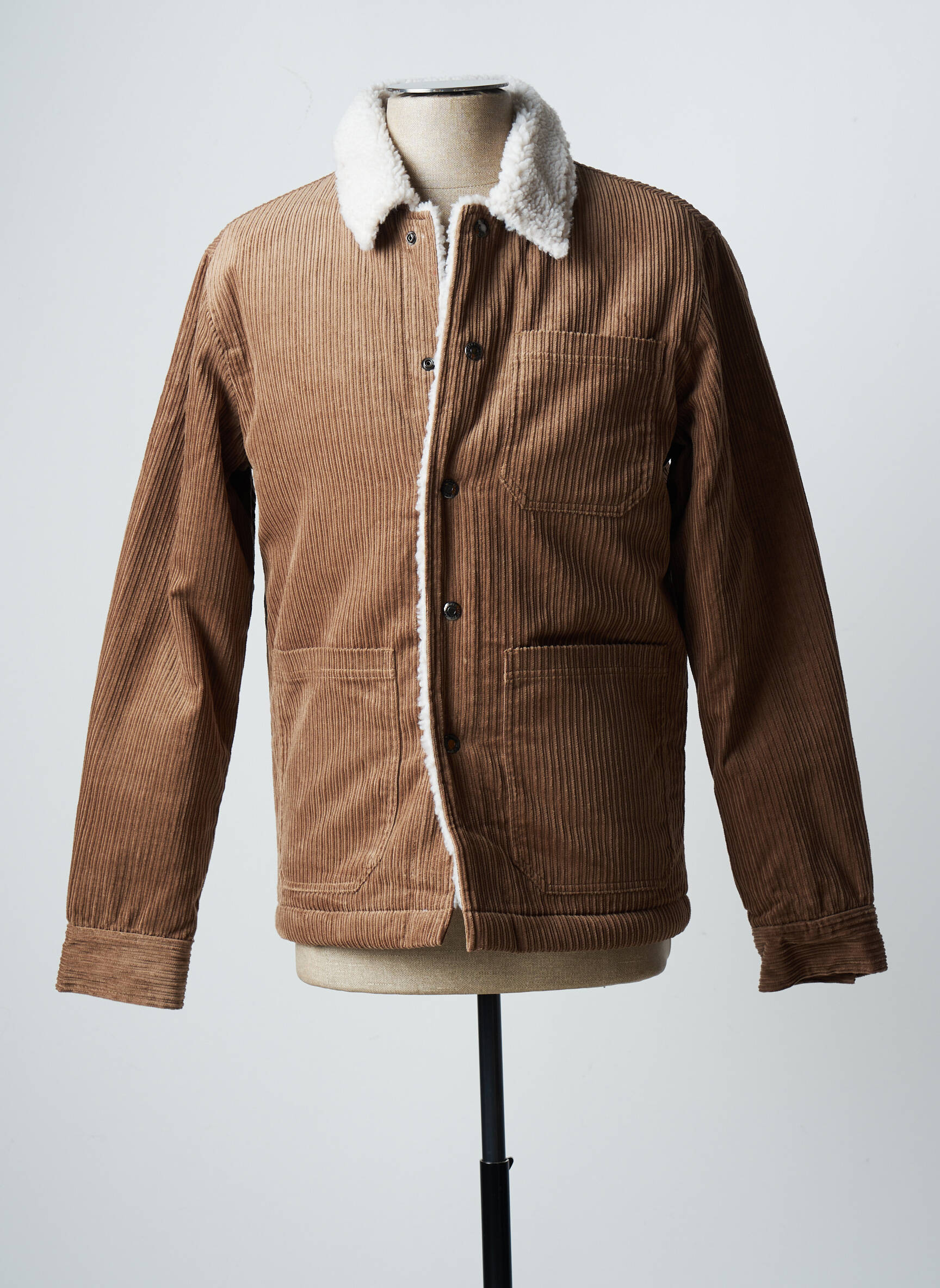 Kasdienis švarkas vidinė apdaila su dirbtine pūka bežinis JACK & JONES vyras