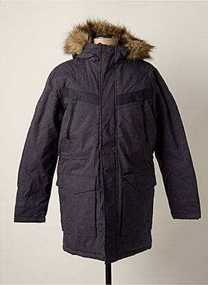 Parka bordo apdailos rankogaliai su gobtuvu pilka JACK & JONES vyras