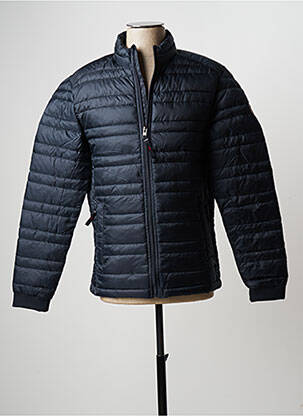 Pūkinė striukė kišenės be gobtuvų mėlyna JACK & JONES vyras