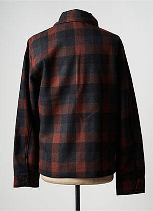 Kasdienis švarkas tiesi kirpimas rudas JACK & JONES vyras