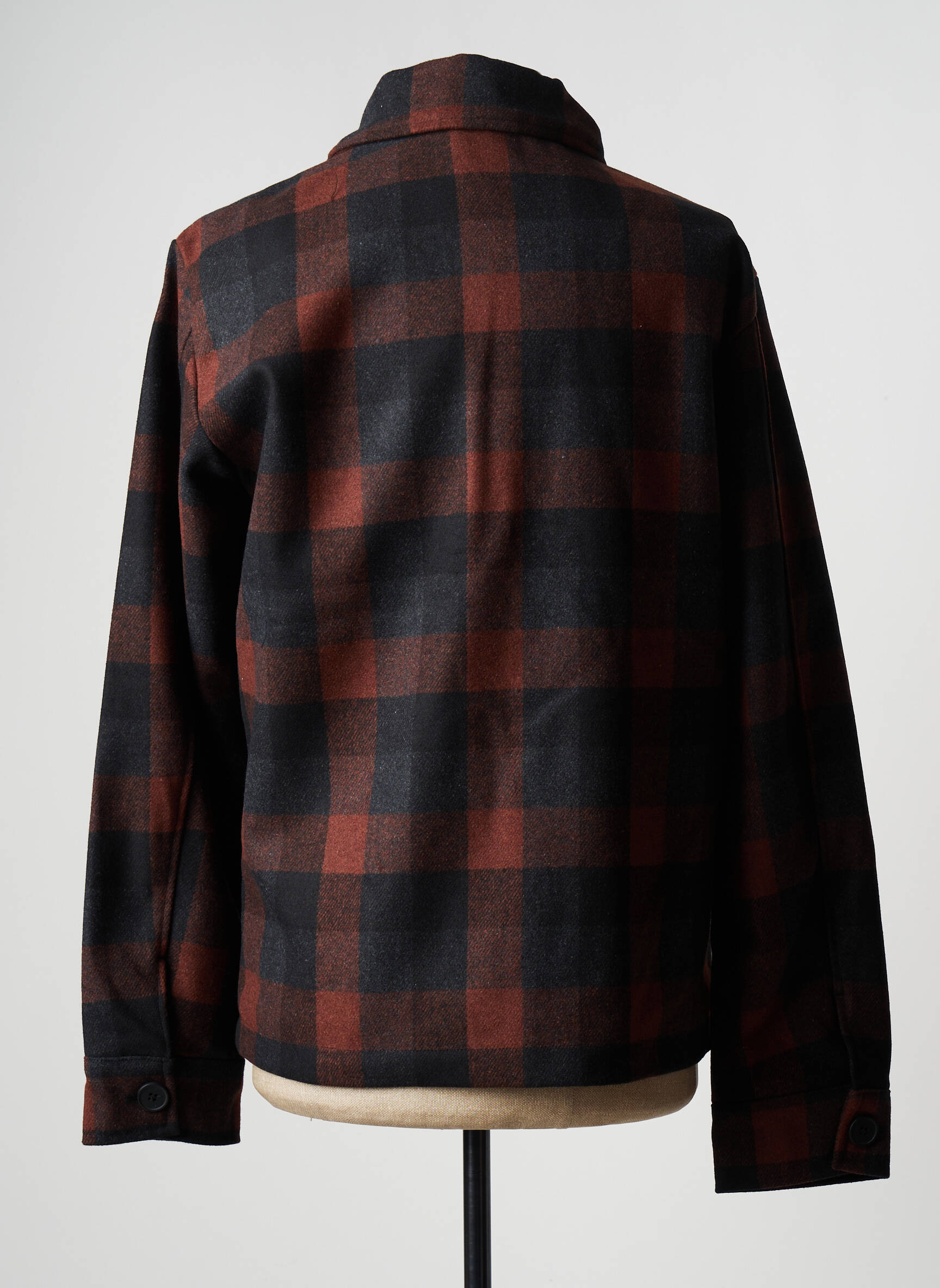 Kasdienis švarkas tiesi kirpimas rudas JACK & JONES vyras