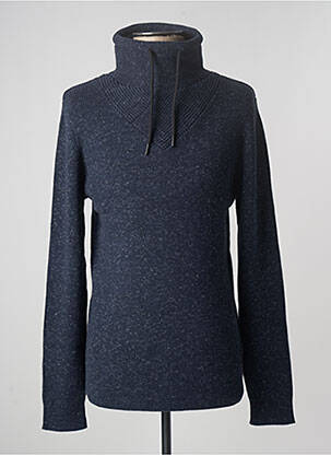 Megztinis chinamas audinys ilgos rankovės mėlyna JACK & JONES vyras