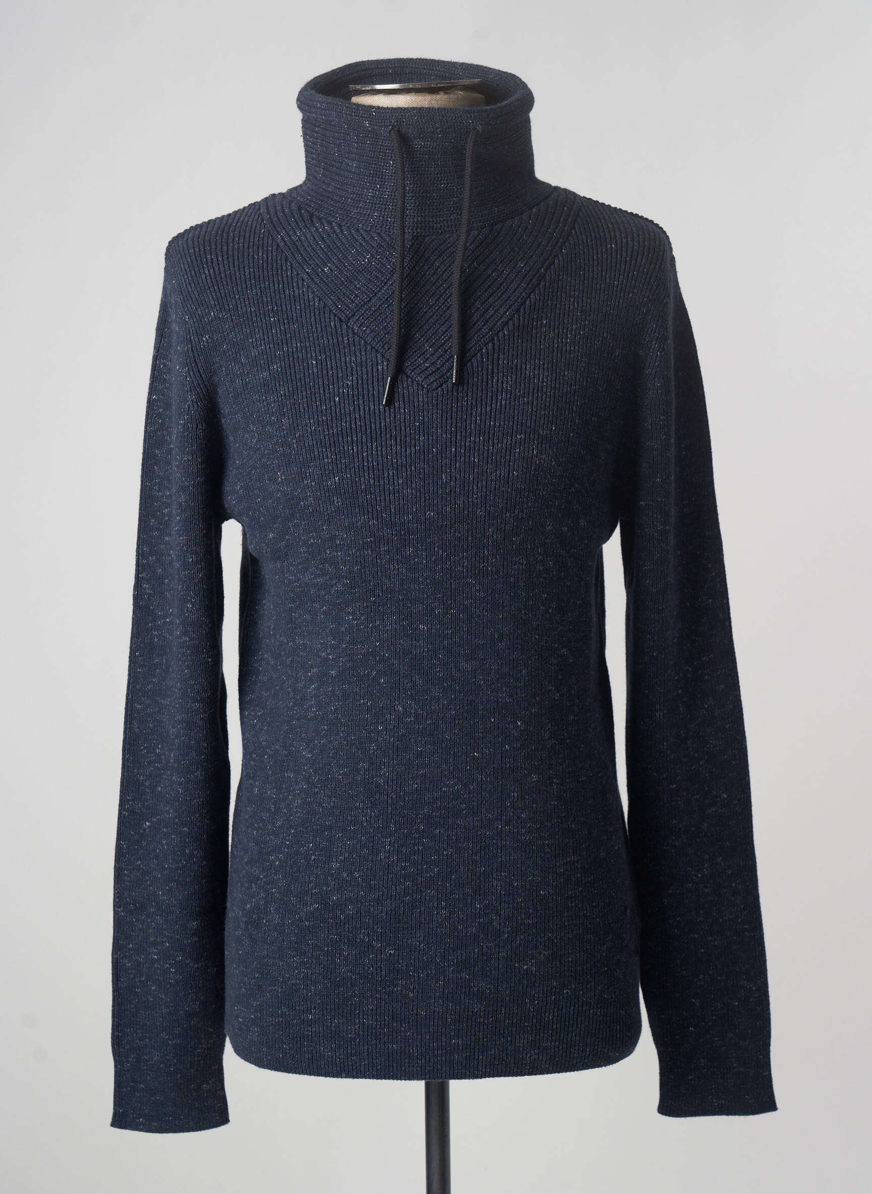Megztinis chinamas audinys ilgos rankovės mėlyna JACK & JONES vyras