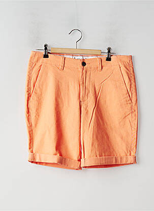 Bermudas popelinos audinys, kuris pasižymi lygiu ir tankiu paviršiumi. normala dydis oranžinė JACK & JONES vyras