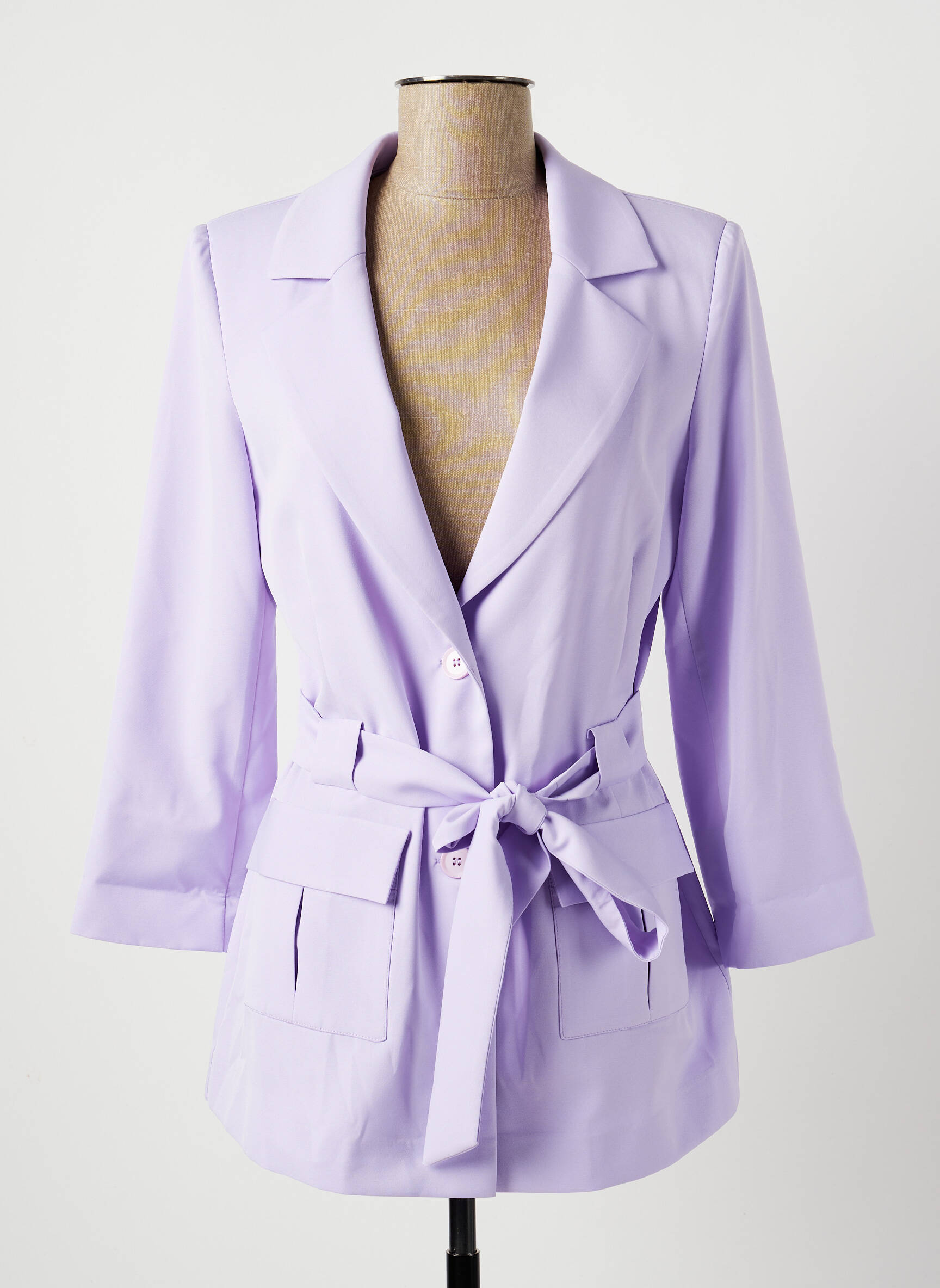 Stilinga striukė priekinė mygtukų uždarymo sistema violetinis ESTEL COLLECTION moteris