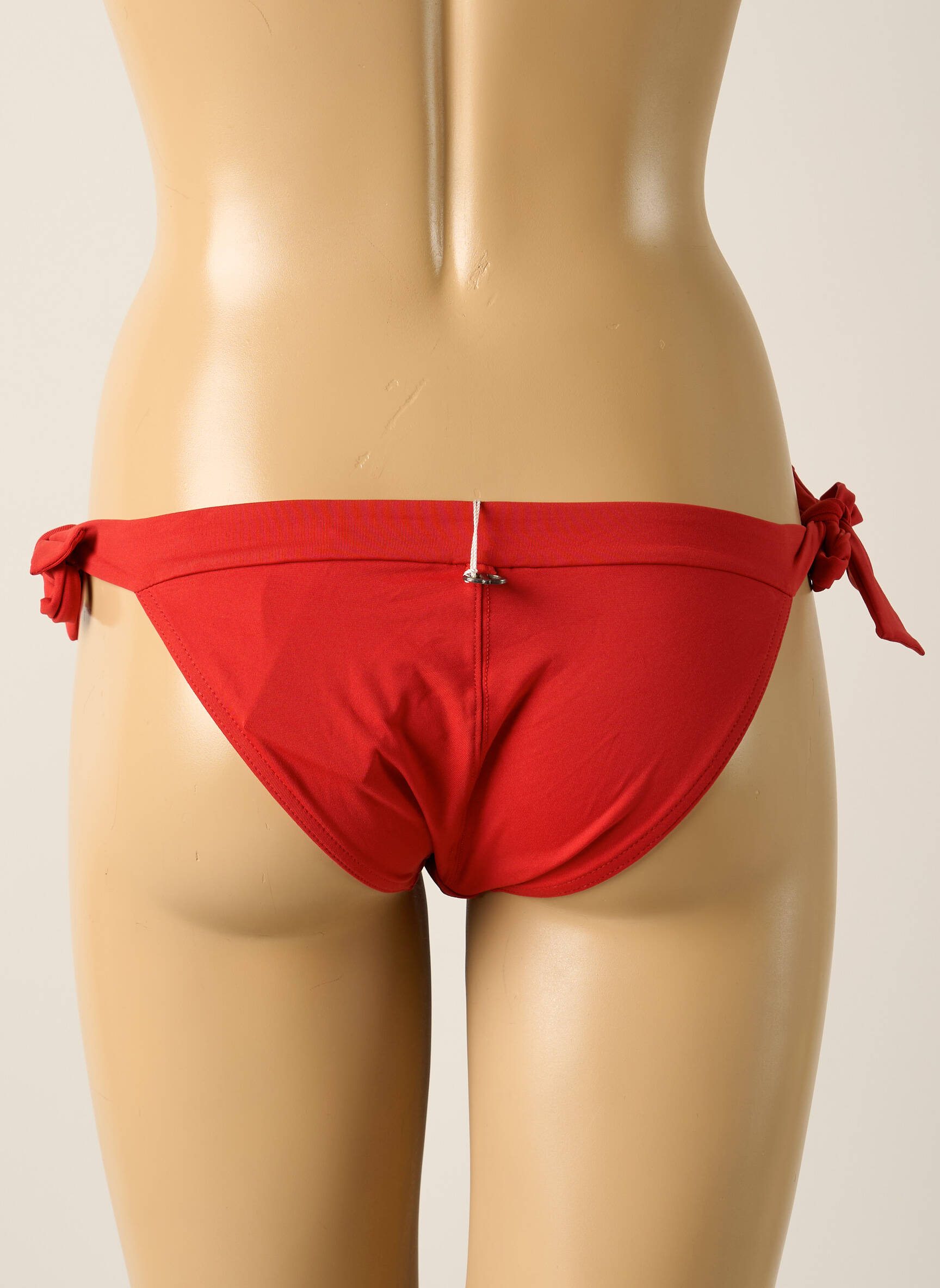 Maudymosi kelnaitės satino efektas bikini raudona IODUS moteris