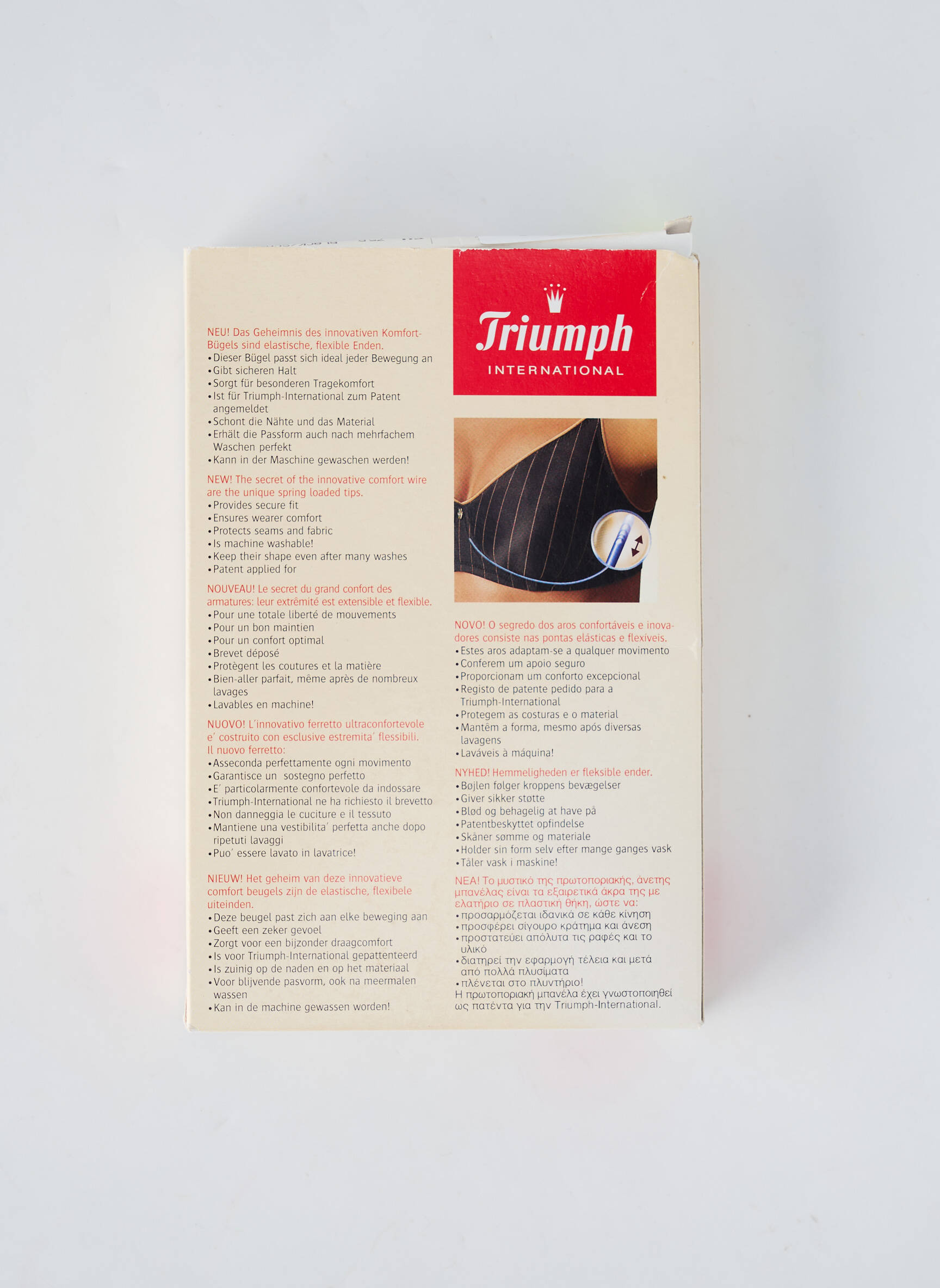 Liemenėlė satino efektas pilnas palaikantis liemenėlės viršus juodas TRIUMPH moteris