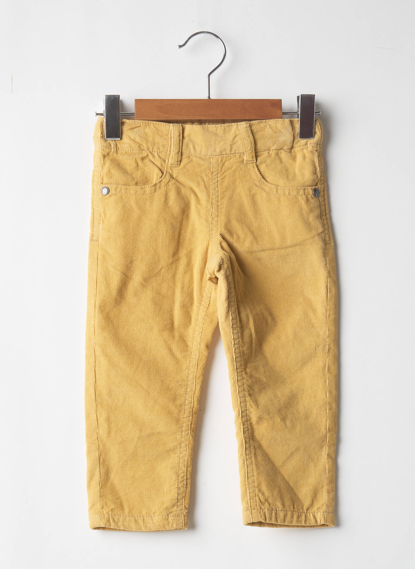 Jegging aksomo audimas elastinė dydis geltona 3 POMMES mergina