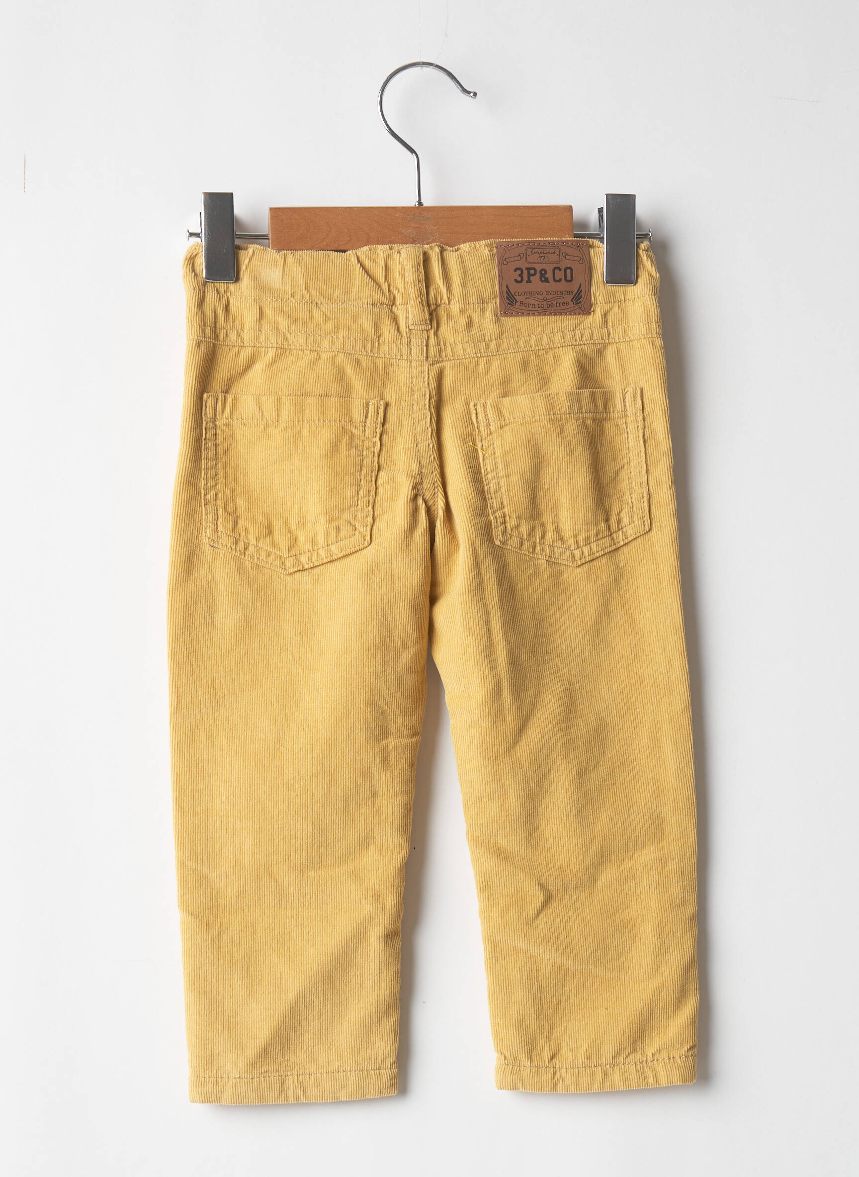 Jegging aksomo audimas elastinė dydis geltona 3 POMMES mergina