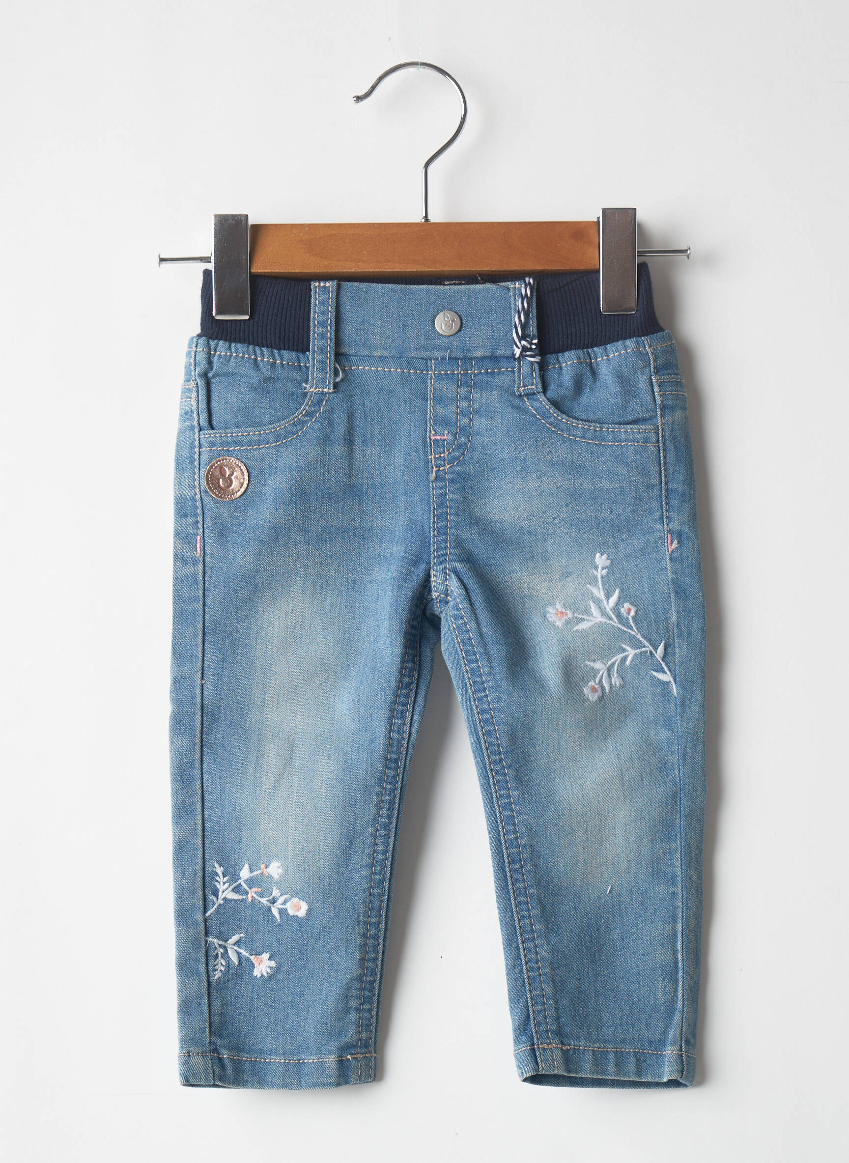 Jegging kišenės elastinė dydis mėlyna 3 POMMES mergina