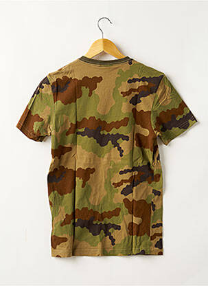 T-marškinys tamprumas trumpas rankovės žalias ADIDAS vyras