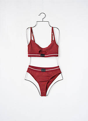 Lingerie rinkinys reguliuojamos elastinės petnešos raudona HOUSE OF SILK moteris