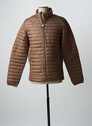 Pūkinė striukė kišenės be gobtuvų rudas JACK & JONES vyras