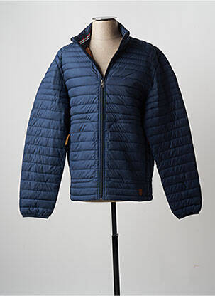 Pūkinė striukė kišenės be gobtuvų mėlyna JACK & JONES vyras
