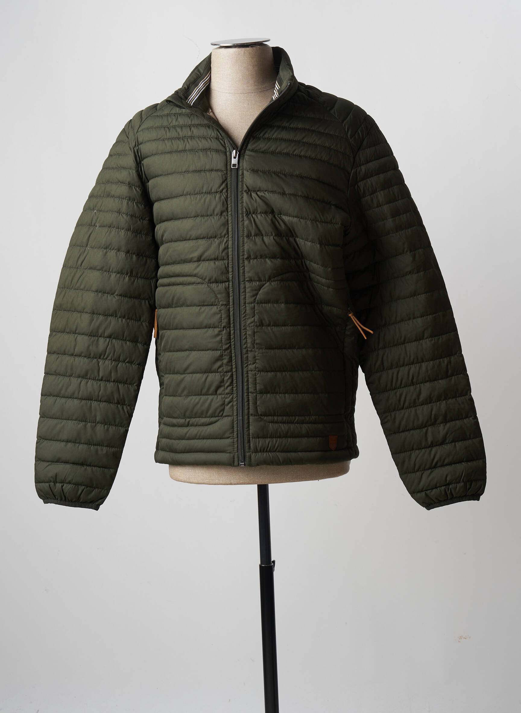 Pūkinė striukė kišenės be gobtuvų žalias JACK & JONES vyras