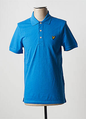 Polo tamprumas trumpas rankovės mėlyna LYLE & SCOTT vyras