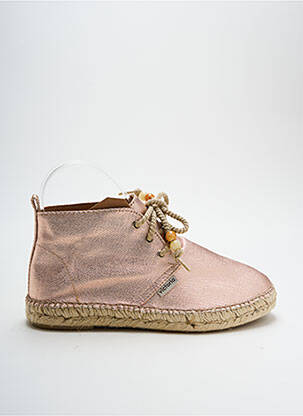 Espadrilės amortizuojančios pado tipas plokščias kulnas iki 3 cm rožinė VICTORIA moteris