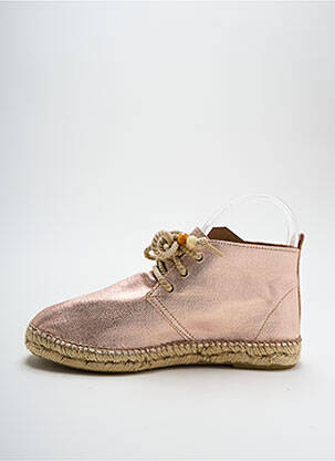 Espadrilės amortizuojančios pado tipas plokščias kulnas iki 3 cm rožinė VICTORIA moteris