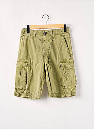 Bermudas popelinos audinys, kuris pasižymi lygiu ir tankiu paviršiumi. normala dydis žalias PEPE JEANS vyras