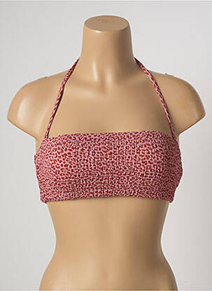 Maudymosi viršūnė tamprumas viršutinė juostelė rožinė BARTS moteris