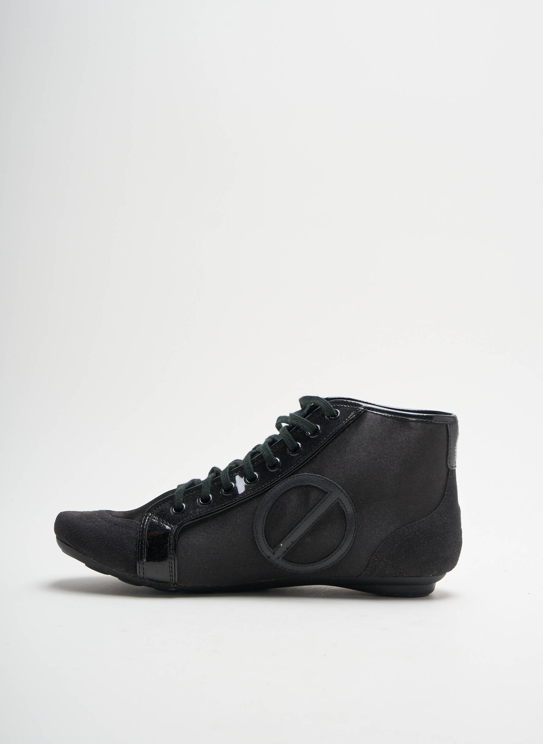 Batai/botai apvalus mygtukas plokščias kulnas iki 3 cm juodas NO NAME moteris