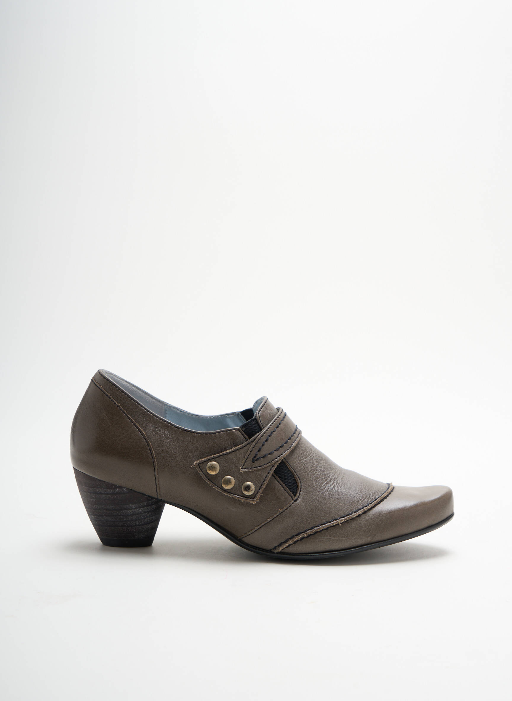 Batai/botai lygus medžiaga kulnas nuo 4 iki 6 cm rudas ARTIKA SOFT moteris