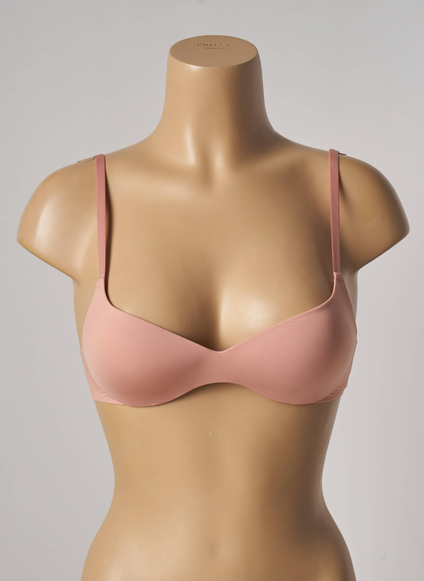 Liemenėlė be rėmo push-up liemenėlė su aukštu palaikymu rožinė PASSIONATA moteris