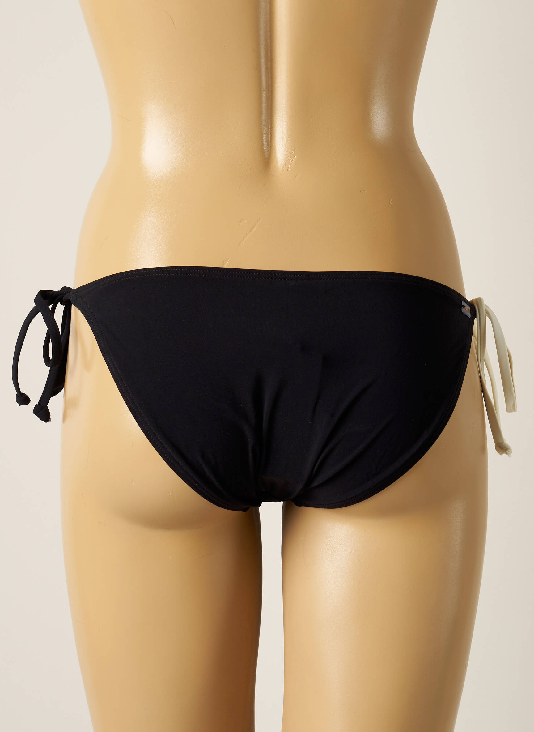 Maudymosi kelnaitės satino audinys bikini juodas BARTS moteris