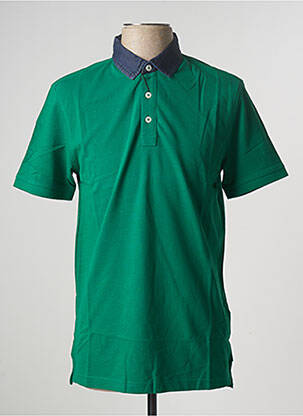 Polo tiesi kirpimas trumpas rankovės žalias DOPPELGÄNGER vyras