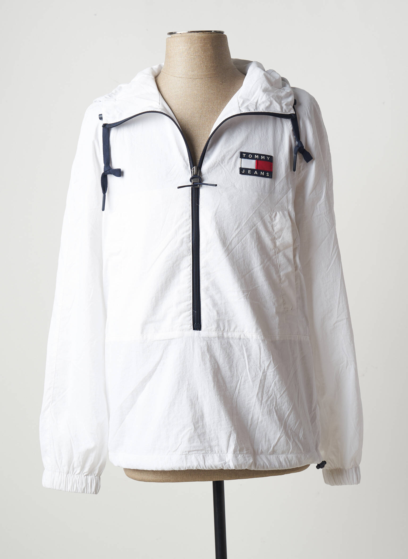 Vėjo nepraleidėjas kišenės su gobtuvu baltas TOMMY HILFIGER vyras