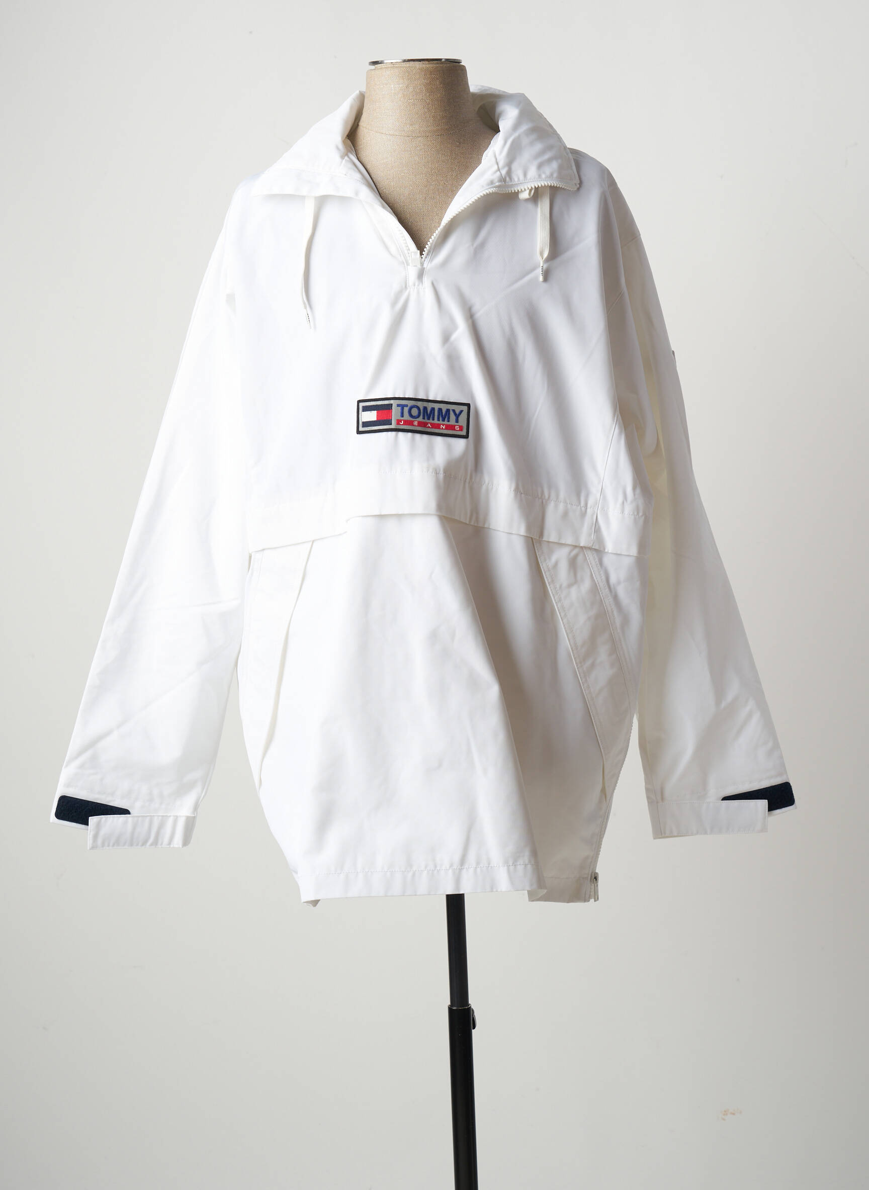 Vėjo nepraleidėjas kišenės su gobtuvu baltas TOMMY HILFIGER vyras