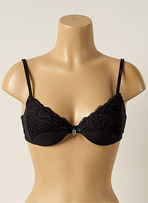 Liemenėlė nėrinių audimas formuojantis liemenėlė su aukštu palaikymu juodas RCRESCENTINI BY COTTON BLUB moteris