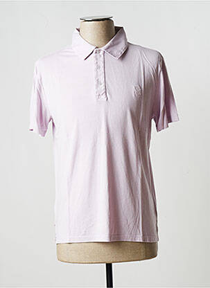 Polo jersey audinys trumpas rankovės violetinis HERO SEVEN vyras