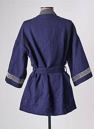 Kimono striukė col v mėlyna LA FIANCEE DU MEKONG moteris
