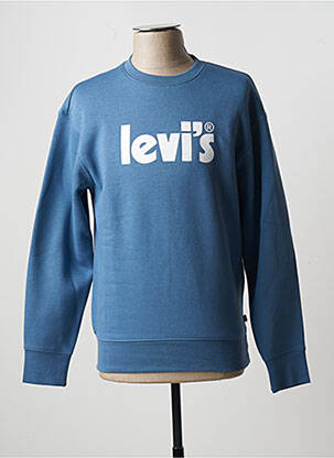 Megztinis bordo kraštų apdaila ilgos rankovės mėlyna LEVI'S vyras
