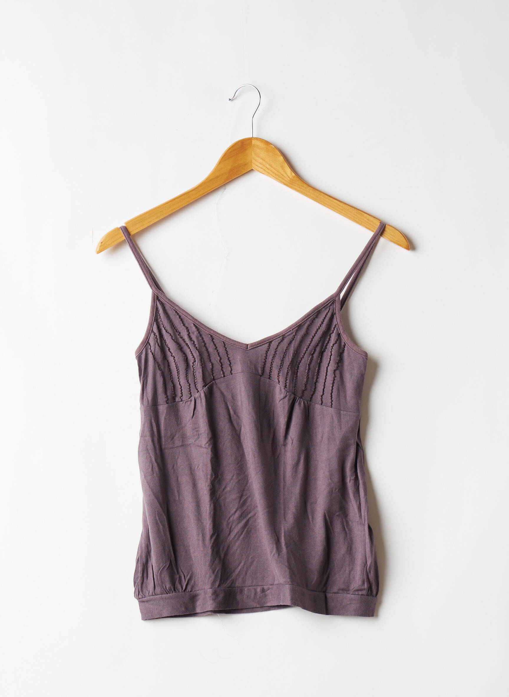 Viršūnė be rankų be rankų violetinis PETIT BATEAU mergina