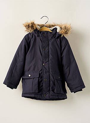 Parka tiesi kirpimas su gobtuvu mėlyna NAME IT berniukas