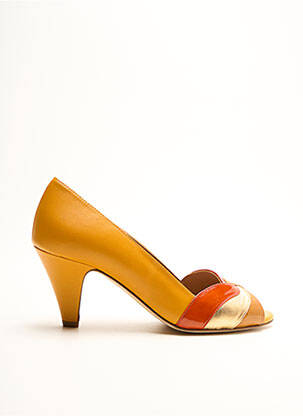 Aukštakulniai odinė išorinė padas kulnas nuo 4 iki 6 cm oranžinė NEW LOVERS moteris