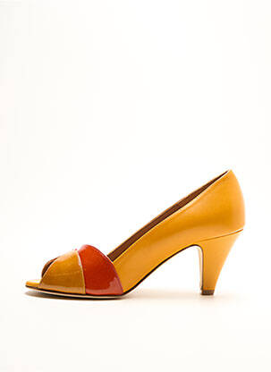 Aukštakulniai odinė išorinė padas kulnas nuo 4 iki 6 cm oranžinė NEW LOVERS moteris
