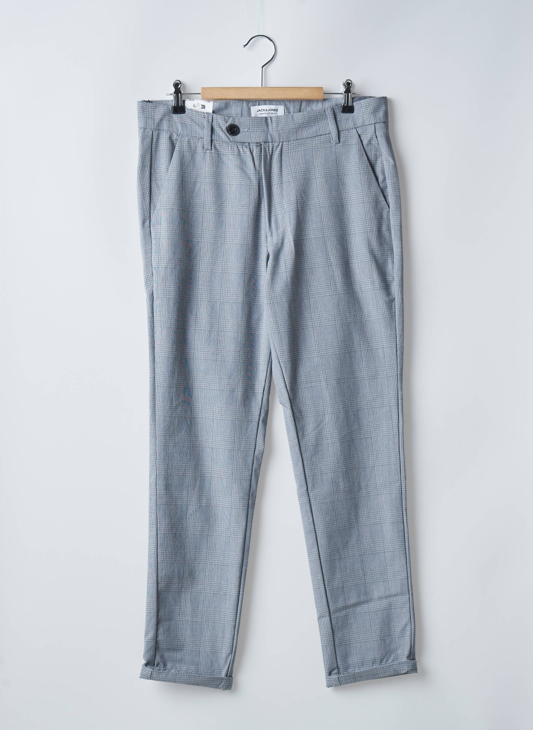 Tiesi kelnė tamprumas normala dydis pilka JACK & JONES vyras