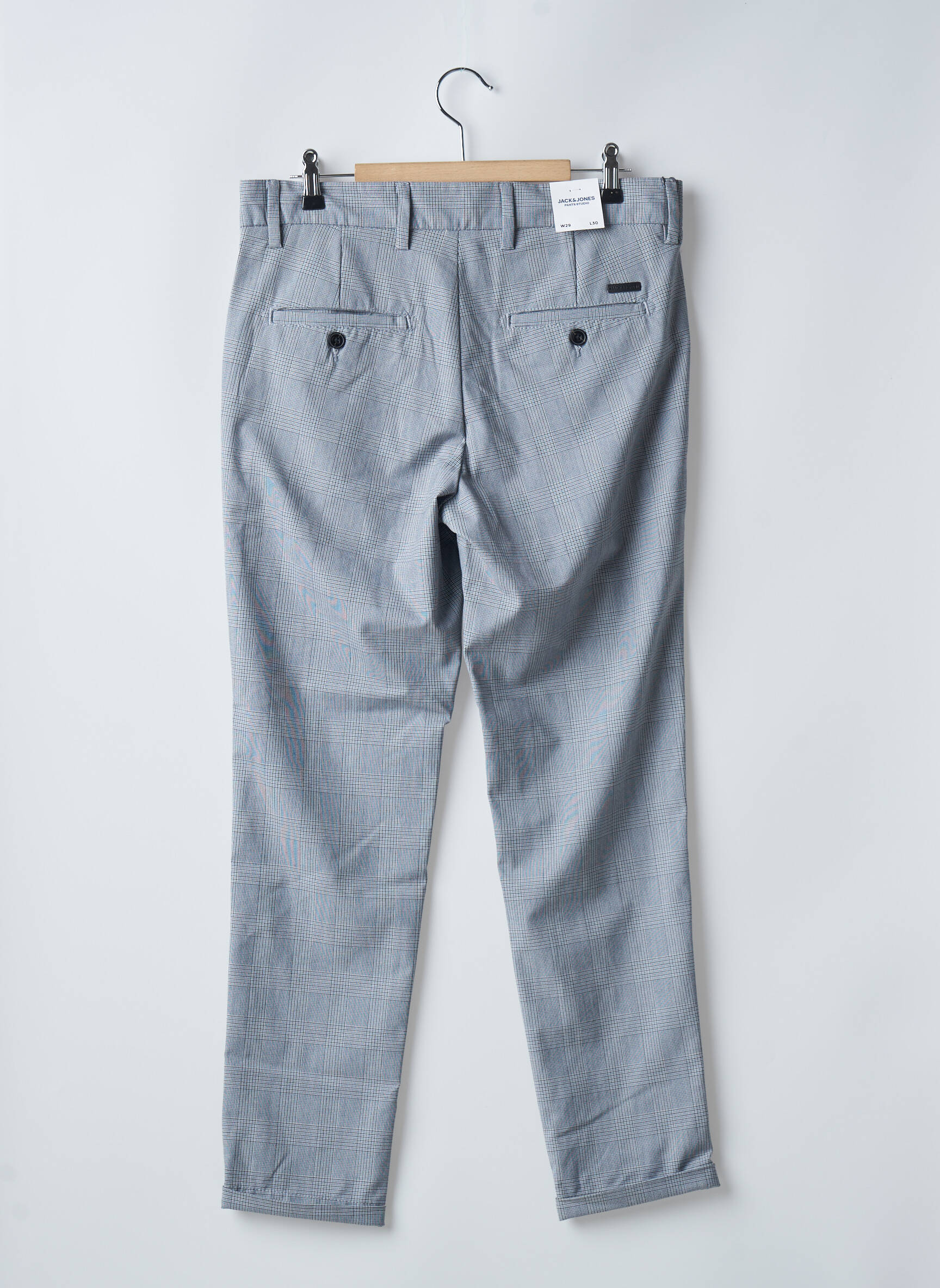 Tiesi kelnė tamprumas normala dydis pilka JACK & JONES vyras