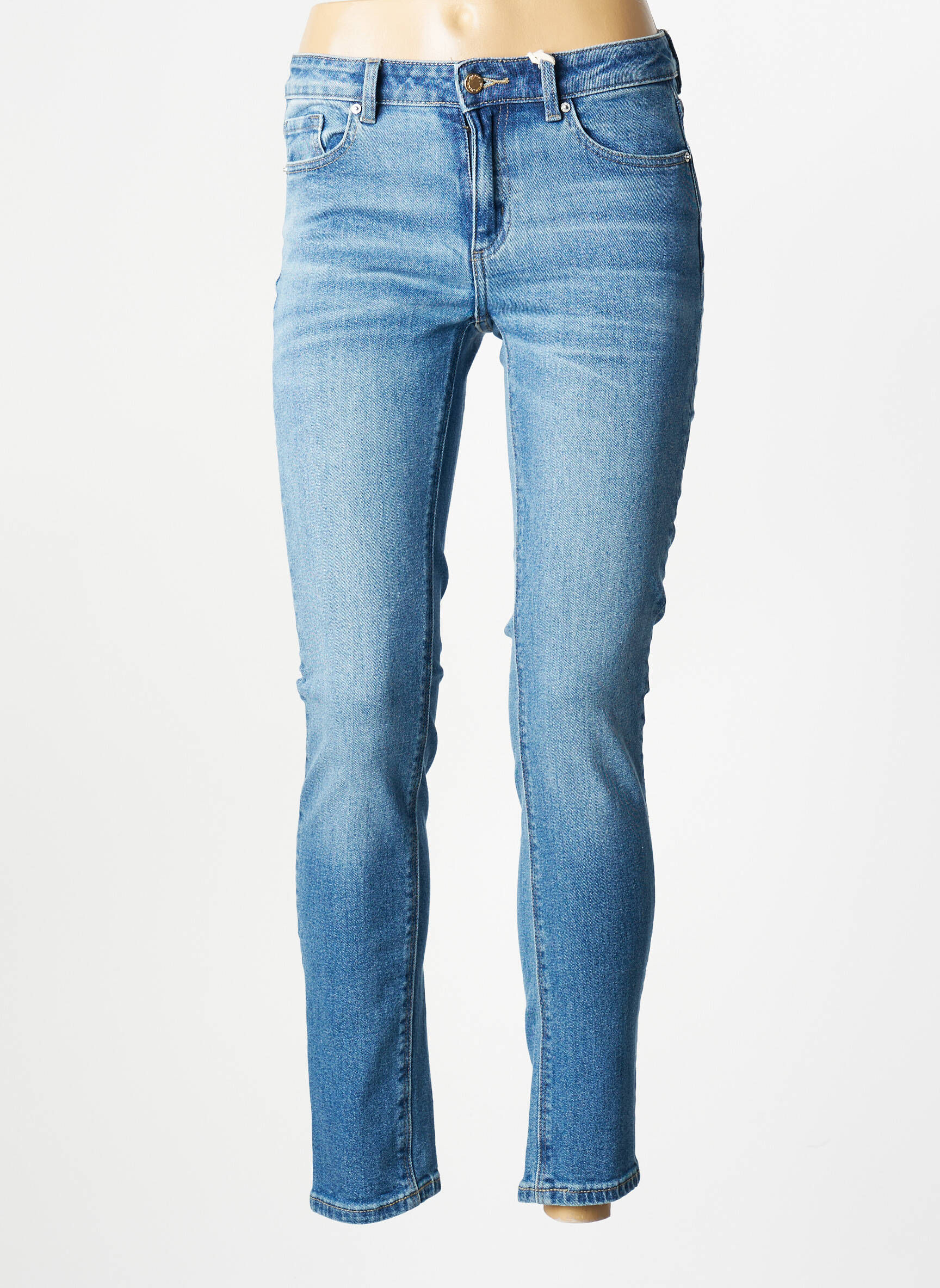 Bootcut džinsai denimo pasirinkimas maža dydžio mėlyna NAGEV moteris
