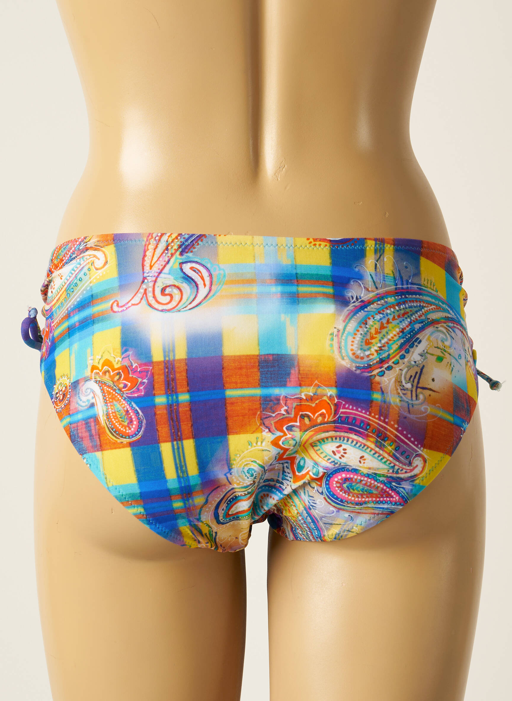 Maudymosi kelnaitės fantazijos raštas bikini mėlyna ANTIGEL moteris