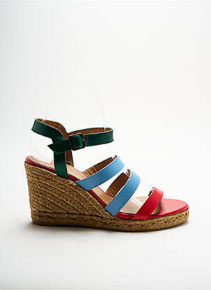 Espadrilės satino audinys kulnas nuo 7 iki 9 cm mėlyna CASTANER moteris